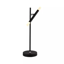 Veioza Searchlight Wands metal, negru, LED, 4.65W, 117lm, 2700K - EU4867BK