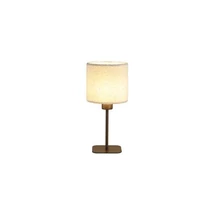 Veioza Searchlight Chelsea metal, textil, maro, alb, E27, 60W - EU50501LT