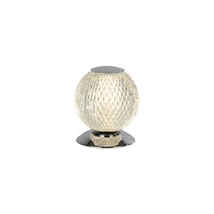 Veioza Searchlight Allure metal, acril, crom, transparent, G9, 5W - EU51482CC