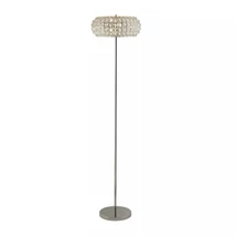 Lampadar Searchlight Marylin metal, cristal, crom, transparent, G9, 33W - EU5819CC