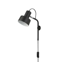 Aplica de perete Searchlight CONICAL metal, negru, E14 - EU60228BK
