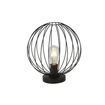 Veioza Searchlight RONDO metal, negru, E27 - EU60828BK