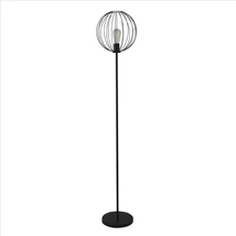 Lampadar Searchlight RONDO metal, negru, E27 - EU60832BK