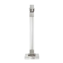 Veioza Searchlight SCARBOROUGH metal, cristal, nichel, transparent, E27 - EU67521SN