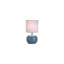 Veioza Searchlight Fete sticla, textil, albastru, E27, 60W - EU85474AZ