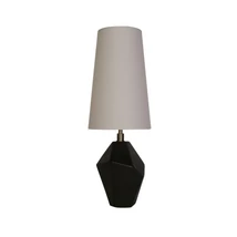 Veioza Searchlight APEX metal, rasina, negru, alb, E27 - EU88250BK