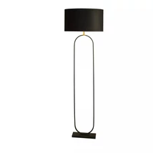 Lampadar Searchlight Modish metal, textil, negru, E27, 60W - EU95101BK