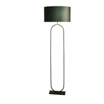 Lampadar Searchlight Modish metal, textil, negru, verde, E27, 60W - EU95101GR