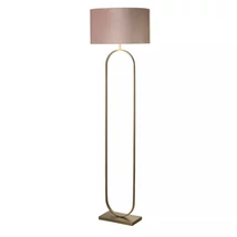 Lampadar Searchlight Modish metal, textil, bronz, roz, E27, 60W - EU95102PI