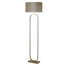 Lampadar Searchlight Modish metal, textil, bronz, gri, E27, 60W - EU95102TA