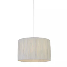 Abajur Searchlight Raffia textil, alb, B22, E14, E27 - SO701872