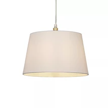 Abajur Searchlight textil, alb, B22, E14, E27 - SO701912