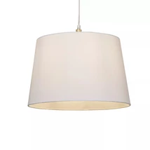 Abajur Searchlight textil, alb, B22, E14, E27 - SO701914