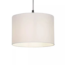 Abajur Searchlight textil, alb, B22, E14, E27 - SO701919