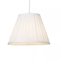 Abajur Searchlight textil, alb, B22, E14, E27 - SO701935