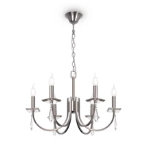 Candelabru FORTE metal, nichel, E14 - H011PL-06N