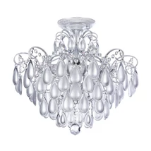 Candelabru CHABROL metal, argintiu, E14 - MOD056PL-04S