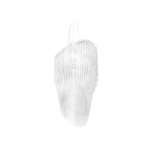 Pendul Slamp AVIA metal, Cristalflex, alb, transparent E27 - AVISL00WHF01T00000EU