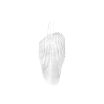 Pendul Slamp AVIA metal, Cristalflex, alb, transparent E27 - AVISM00WHF01T00000EU