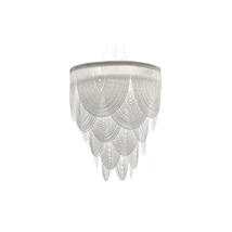 Pendul Slamp CEREMONY metal, portelan, Opalflex, alb E27 + GU10  - CERSOVSWHT01T00000EU