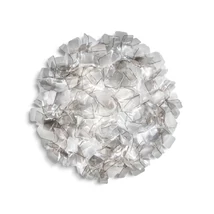 Plafoniera Slamp CLIZIA metal, Lentiflex, Cristalflex, fumuriu E27 - CLICL00FUM00000000EU