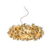 Pendul Slamp CLIZIA metal, Cristalflex, auriu E27 - CLISL00GNM01R00000EU