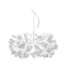 Pendul Slamp CLIZIA metal, Cristalflex, alb E27 - CLISS00MNM01T00000EU