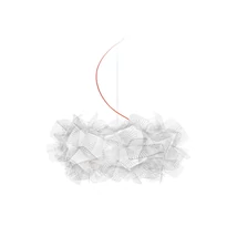 Pendul Slamp CLIZIA metal, Cristalflex, alb E27 - CLISS00PXL01R00000EU