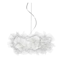 Pendul Slamp CLIZIA metal, Cristalflex, alb E27 - CLISS00PXL01T00000EU