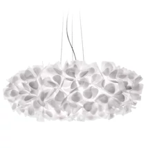 Pendul Slamp CLIZIA metal, tehnopolimer, alb E27 - CLISXXLMNM01T00000EU