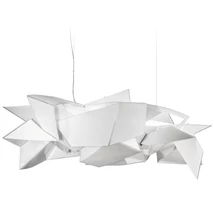 Pendul Slamp CORDOBA metal, Cristalflex, alb LED, 2900K, 130W, 15000lm - CRDSM00WHT06T00000EU