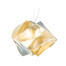 Pendul Slamp GEMMY metal, Lentiflex, auriu E27 - GEMSM00PRG01T00000EU