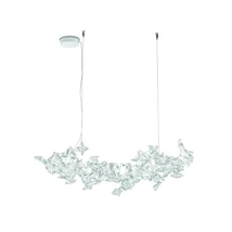 Pendul Slamp HANAMI metal, Lentiflex, transparent G9 - HANSL00PRS01T00000EU
