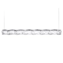 Pendul Slamp HUGO metal, Lentiflex, transparent LED, 3000K, 25W, 3500lm - HUGS000PRS01THR000EU