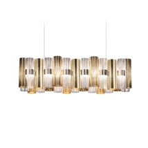Pendul Slamp LA LOLLO metal, Lentiflex, Cristalflex, Goldflex, auriu LED, 2700K, 70W, 7820lm - LALSXXLGLD01T00NMTEU