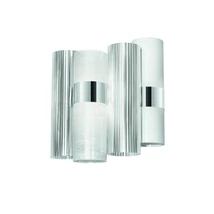 Aplica de perete Slamp LA LOLLO metal, Opalflex, Lentiflex, Steelflex, alb, transparent E14 - LALWM00WHT00000NMTEU