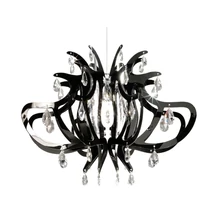 Pendul Slamp LILLIBET metal, Opalflex, negru E27 - LILSM00BLK01T00000EU