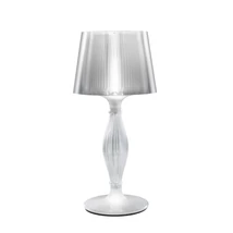 Veioza Slamp LIZA metal, tehnopolimer, Lentiflex, transparent E27 - LIZTM00PRS000RE000EU