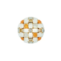 Plafoniera Slamp MIDA metal, Lentiflex, Goldflex, Steelflex, Copperflex, chihlimbar E27 - MIDCM00YLW00000NMTEU