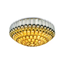 Plafoniera Slamp ODEON metal, Lentiflex, Goldflex, auriu, transparent E27 - ODECL00GLD00000NMTEU