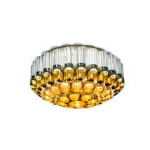 Plafoniera Slamp ODEON metal, Lentiflex, Goldflex, auriu, transparent E27 - ODECM00GLD00000NMTEU