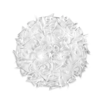 Plafoniera Slamp VELI metal, Opalflex, alb E27 - VELCL00WHT00000000EU