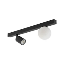 Plafoniera TK Lighting VOX metal, sticla, negru, alb, GU10+G9 - TK-10000