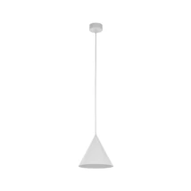 Pendul TK Lighting CONO metal, alb, E27 - TK-10007