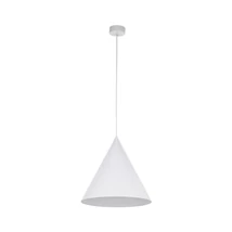 Pendul TK Lighting CONO metal, alb, E27 - TK-10009