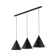 Pendul TK Lighting CONO metal, negru, E27 - TK-10060