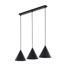 Pendul TK Lighting CONO metal, negru, E27 - TK-10068
