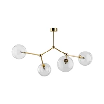 Plafoniera TK Lighting FAIRY metal, sticla, auriu, transparent, G9 - TK-10070