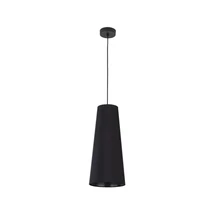 Pendul TK Lighting ZING metal, textil, negru, E27  - TK-10085