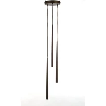 Pendul TK Lighting PIANO metal, negru, maro, G9 - TK-10109